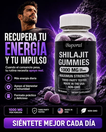 SHILAJIT GUMMIES™ | Energía y vitalidad diaria