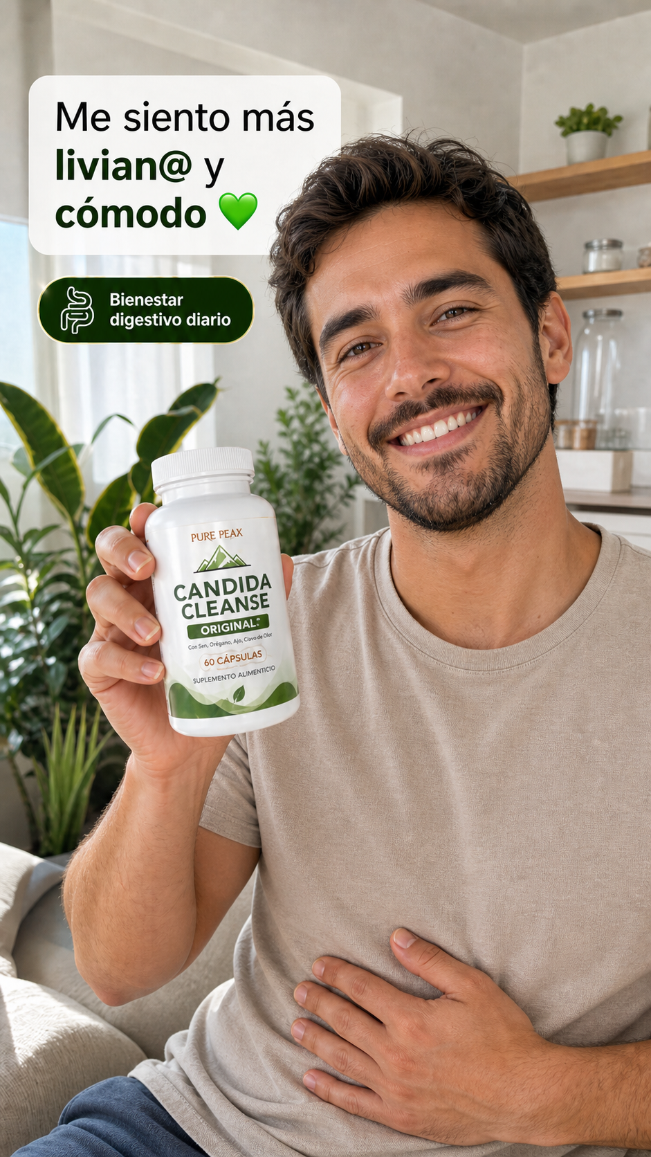 🌿 CANDIDA CLEANSE ORIGINAL™ 2x1 🍄 | Apoya una limpieza intestinal profunda y siéntete más livian@ cada día
