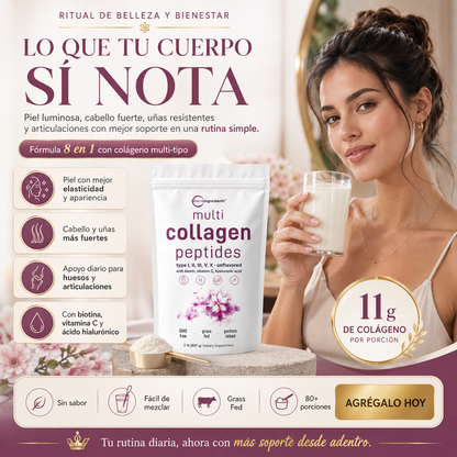 MULTI COLLAGEN PEPTIDES 8 EN 1 - OFERTA ESPECIAL
