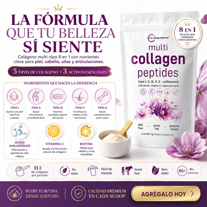 MULTI COLLAGEN PEPTIDES 8 EN 1 - OFERTA ESPECIAL