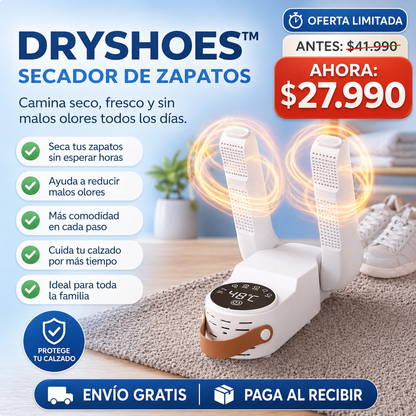 DryShoes™| Camina seco, cómodo y sin olores