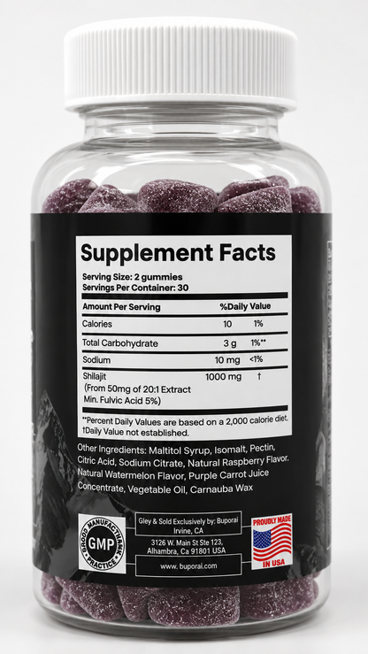 SHILAJIT GUMMIES™ | Energía y vitalidad diaria