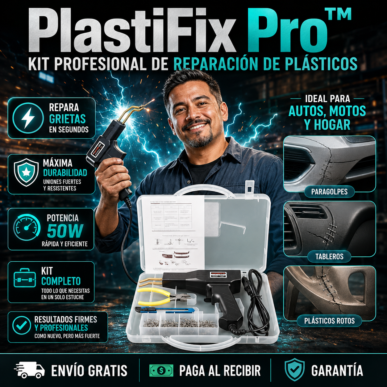 PlastiFix Pro™| La solución rápida para reparar objetos rotos al instante