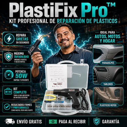 PlastiFix Pro™| La solución rápida para reparar objetos rotos al instante