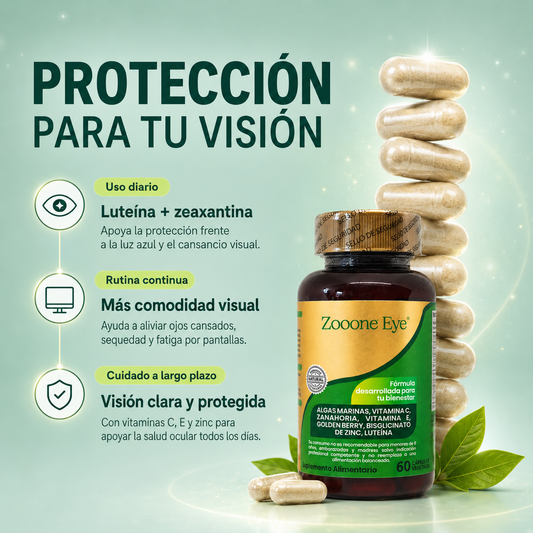 Zooone Eye™| Visión Clara y Protección Natural - 60 Cápsulas👁️✨